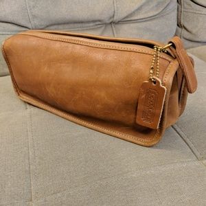 Vintage leather Coach bag